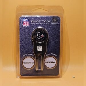 Houston Texans Team Golf Divot Tool With Magnetic Ball Marker